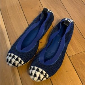 Chanel Stretch Spirit Flats in Tweed
